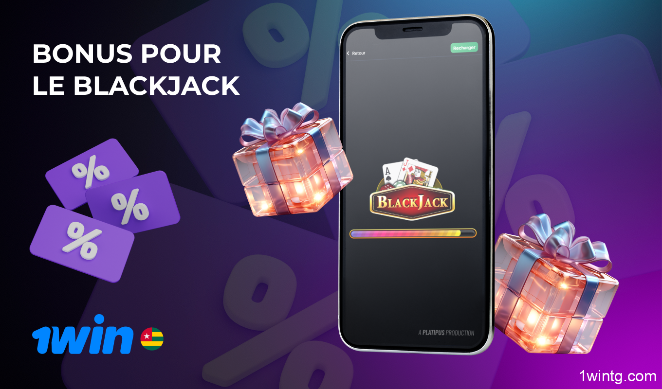 Afin de rendre l'expérience du Blackjack potentiellement plus gratifiante, 1win a ajouté des promotions pertinentes pour les joueurs du Togo