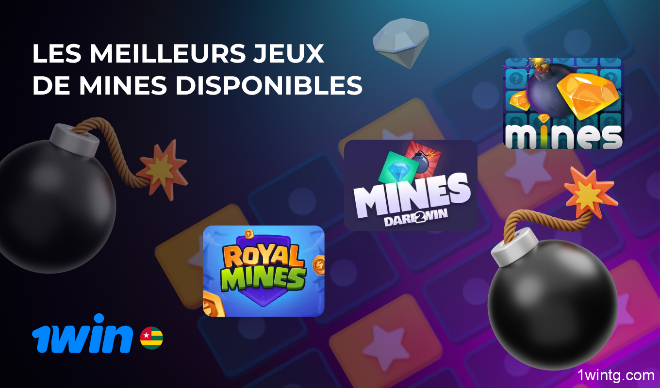 Avec plus de 22 jeux de mines différents, les utilisateurs togolais peuvent profiter d'une grande variété de jeux sur 1win